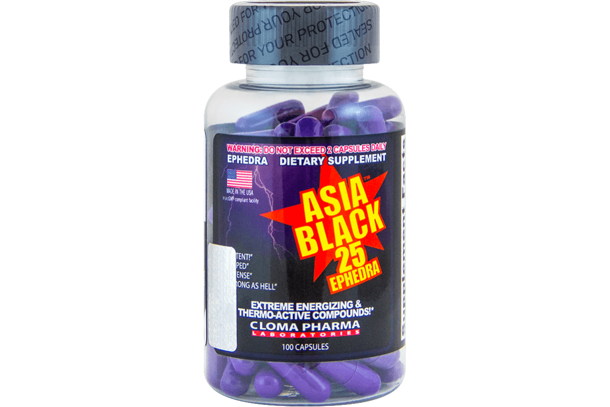 Black Asia Fat Burner - 100 capsules
