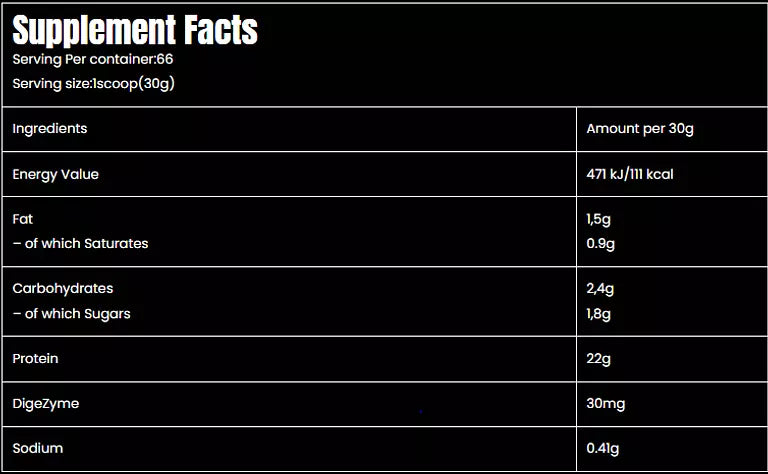 Marvelous Nutrition Muscles 100% Whey Potein Concentrate - 2kg ( 67 servings  )