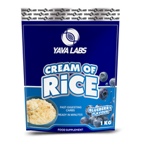 Yava Labs Cream of Rice - Clean Carb Fuel Blueberry flavor 1 Kg - 33 servings