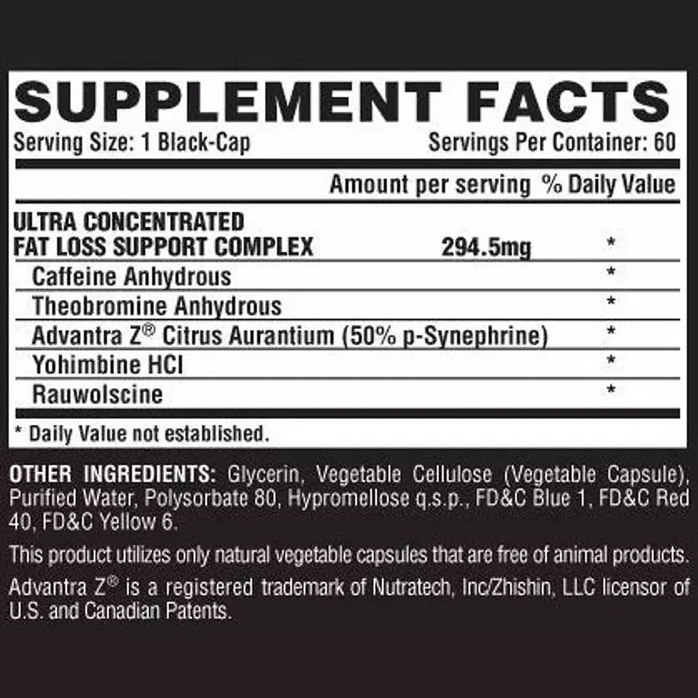 Nutrex Lipo 6 Black Ultra Concentrat Men - 60Caps