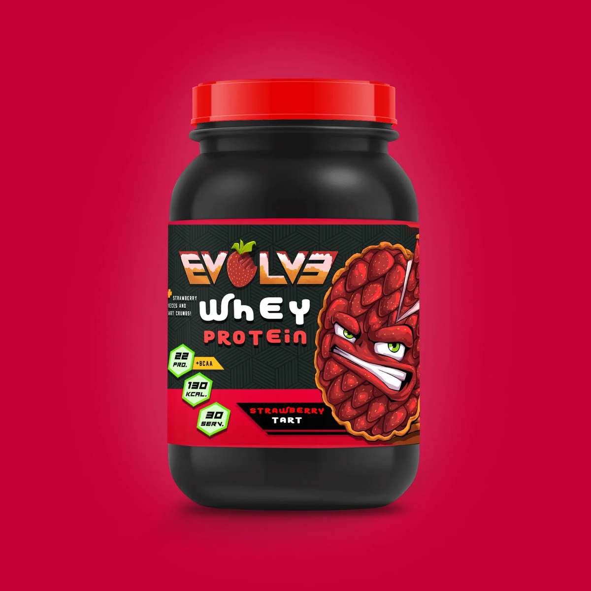 EVOLVE® WHEY  STRAWBERRY TART - 30 serv - 1kg