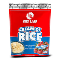 Yava Labs Cream of Rice - Clean Carb Fuel strawberry flavor 1 Kg - 33 servings