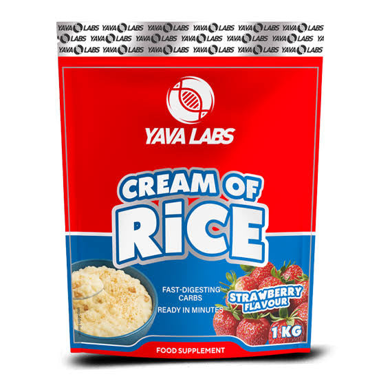 Yava Labs Cream of Rice - Clean Carb Fuel strawberry flavor 1 Kg - 33 servings