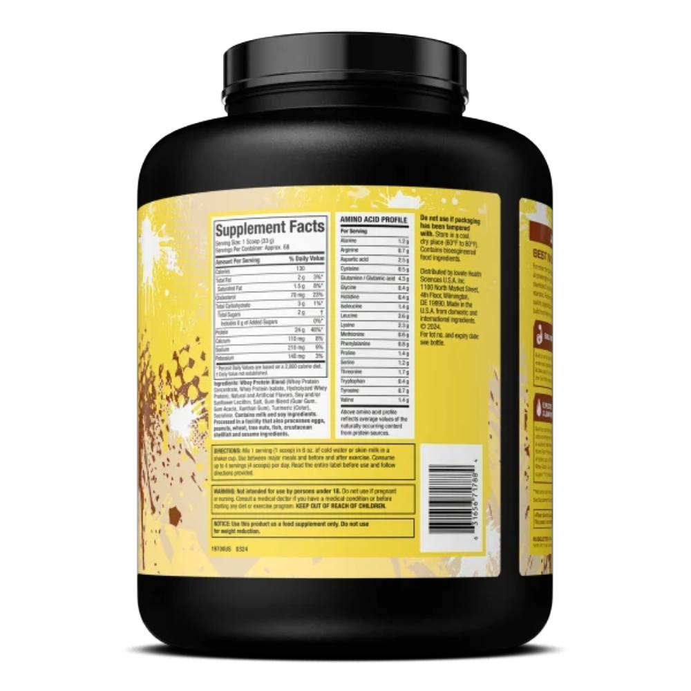 NitroTech Whey Gold 2.27kg – Premium Whey Protein Isolate & Peptides (69 Servings)