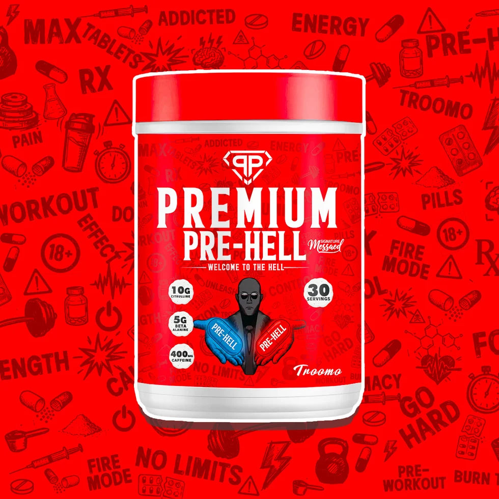 premium pre Hell 30 servings