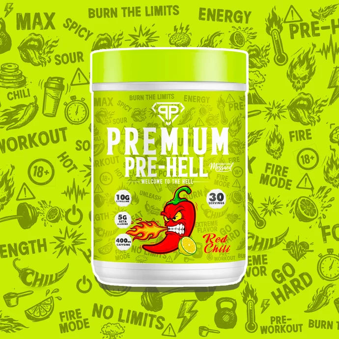 premium pre Hell 30 servings