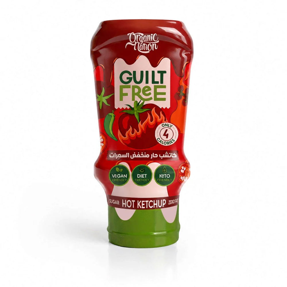 Guilt Free Hot Ketchup Zero Added Sugar-350Ml