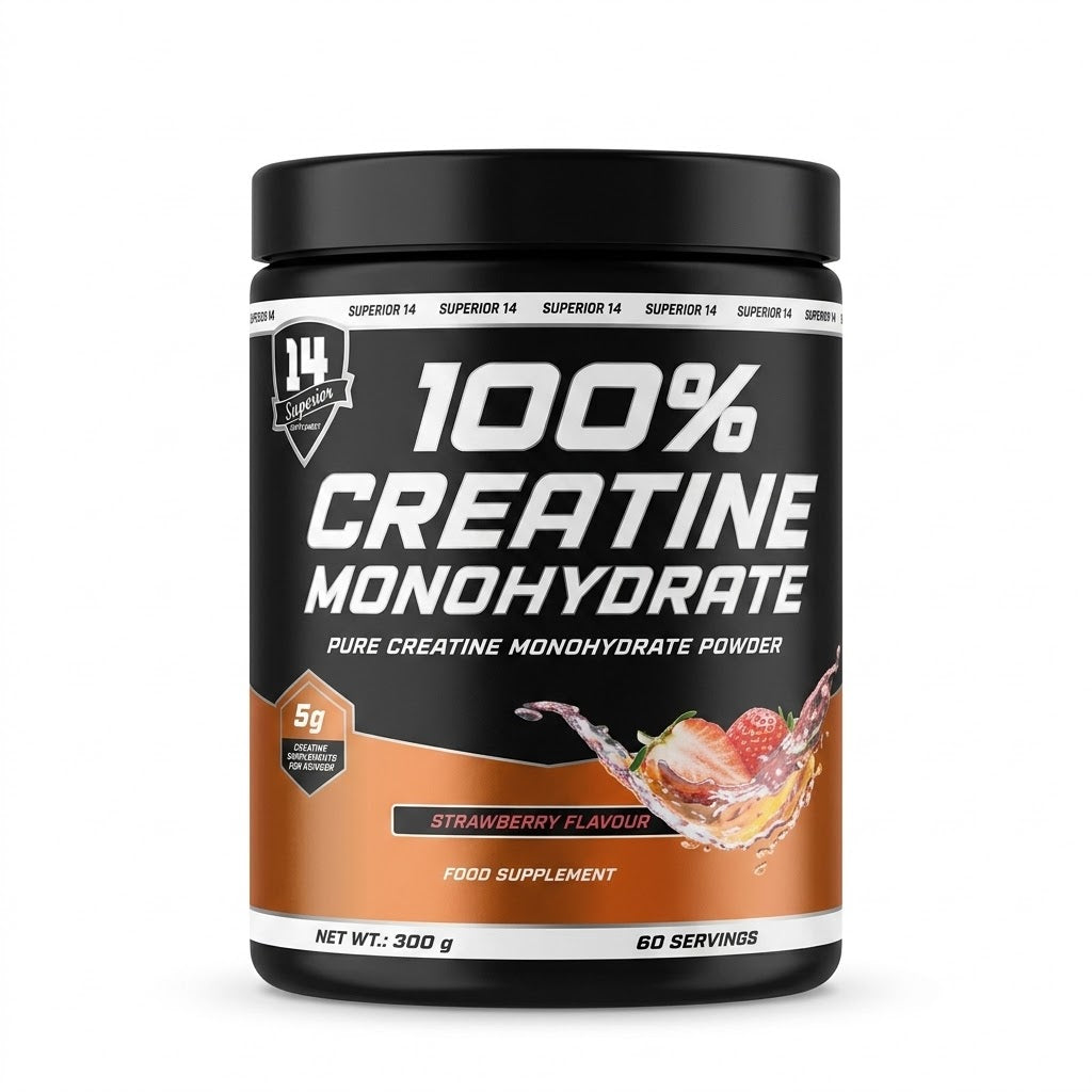 Creatine Superior 14 - 300gm (60 Servings) - Pure Creatine Monohydrate for Strength & Energy