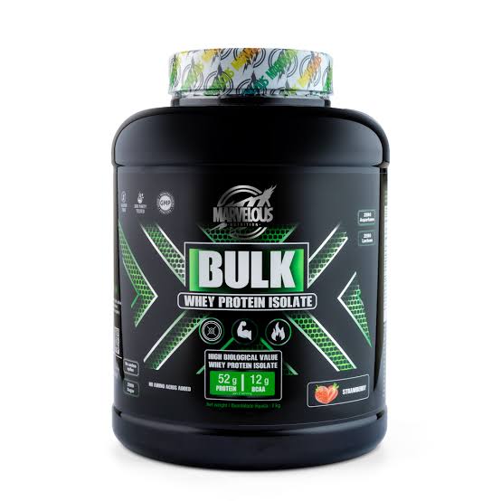 Marvelous Nutrition Bulk Whey Protein Isolate - 2kg (67 Servings)