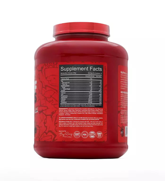 Red Rex Beef Mass Gainer Plus  - 2,728kg ( 8 servings)