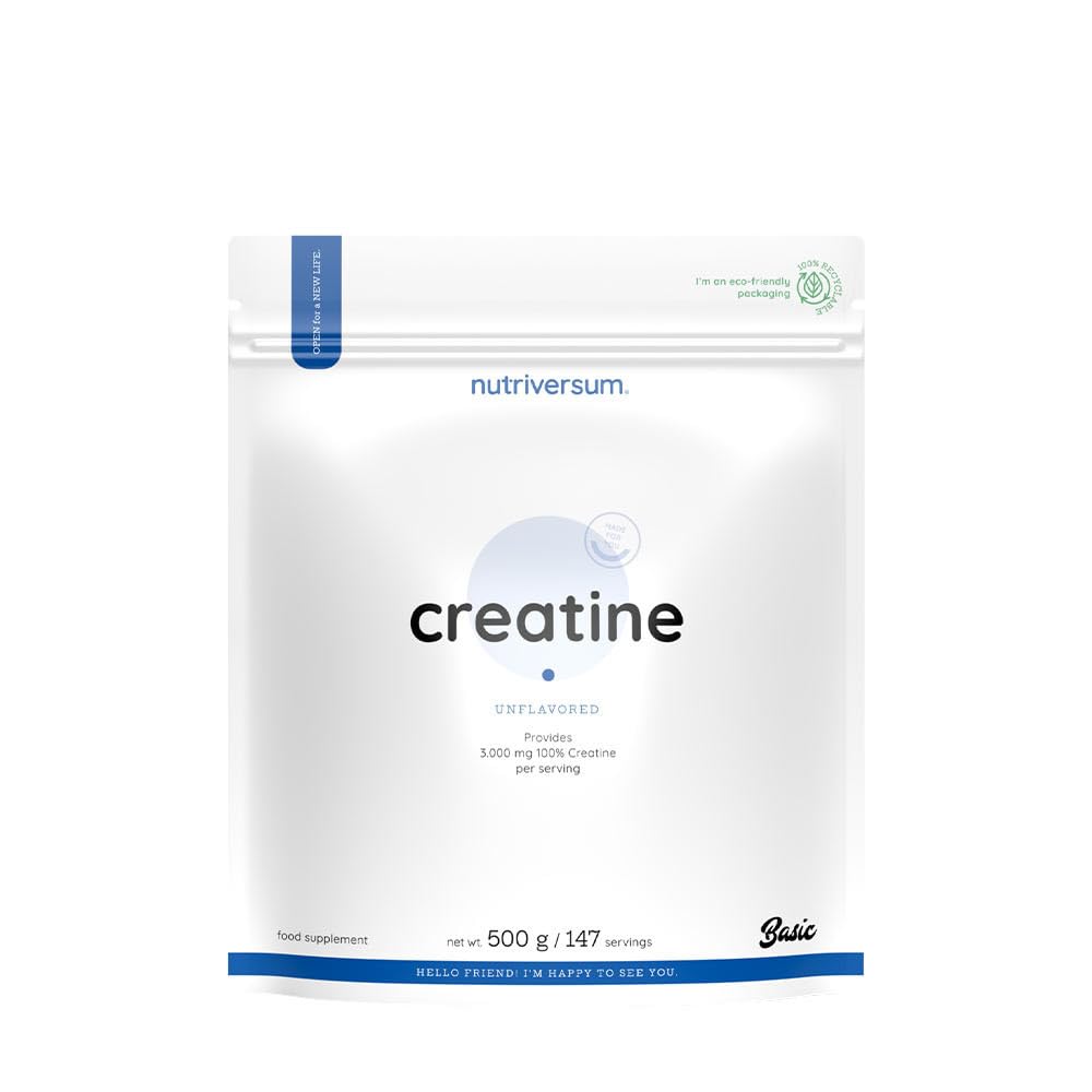 Nutriversum Basic Creatine Monohydrate-147Serv.-500G