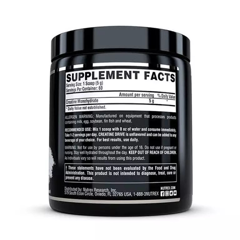 Nutrex Creatine Monohydrate - 300gm ( 60 servings )