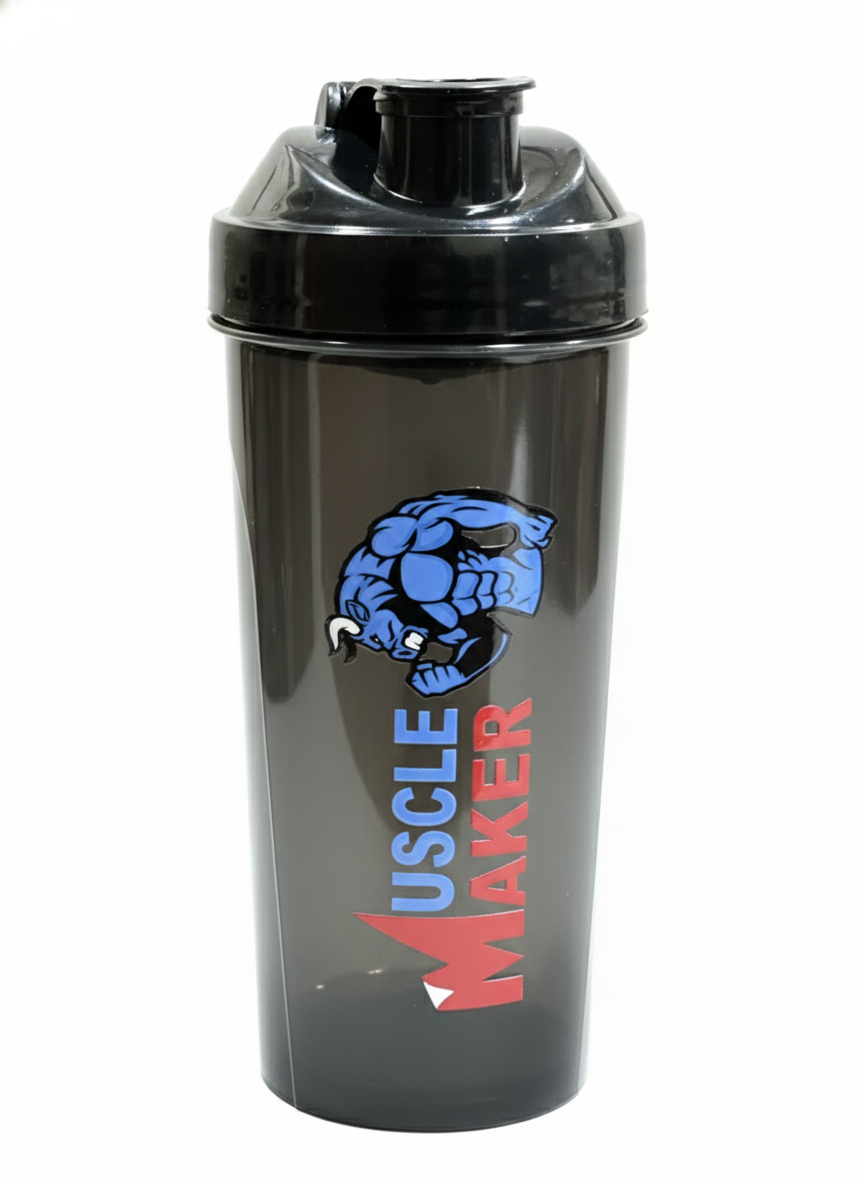 MUSCLE MAKER SHAKER - 700ml - BLACK