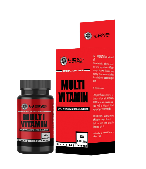 LIONS NUTRITION Multivitamin - 60tablets ( 30 servings )