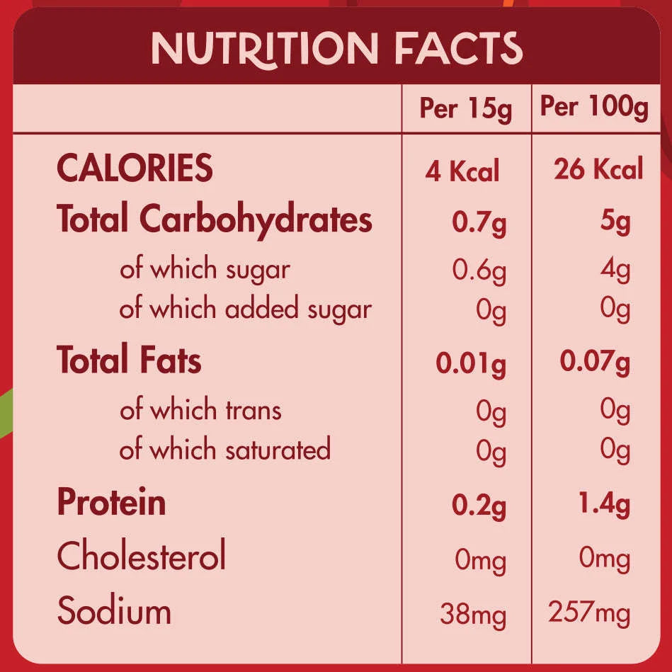 Guilt Free Hot Ketchup Zero Added Sugar-350Ml