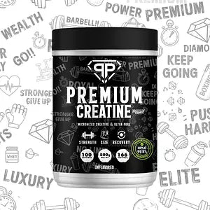 Premium Creatine Monohydrate pure 99,8% - 500gm - ( 100 servings, 166 servings)