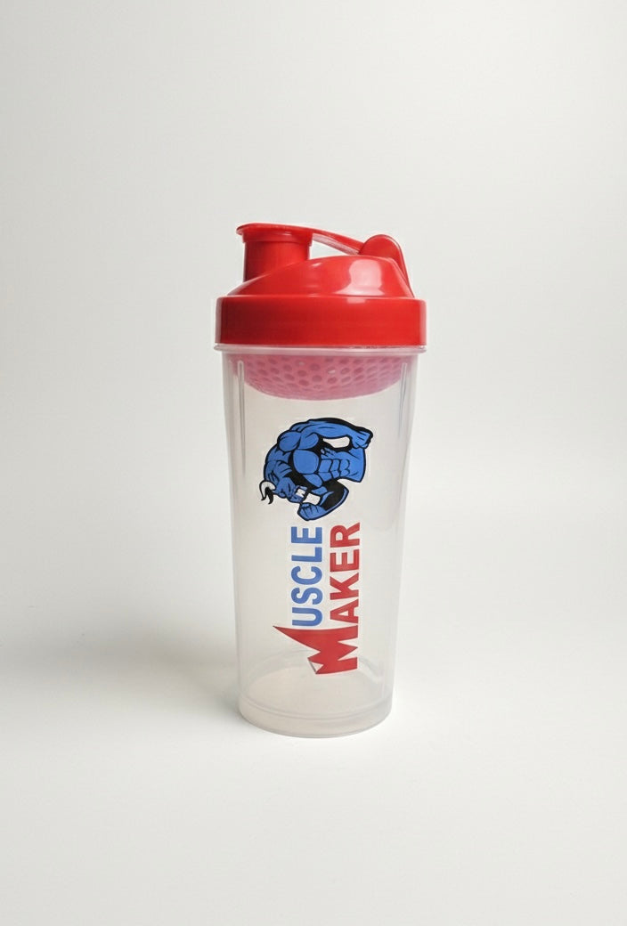MUSCLE MAKER SHAKER - 700ml - Transparent