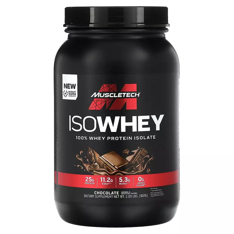 MuscleTech Iso Whey Protein – 100% Whey Isolate for Lean Muscle & Recovery