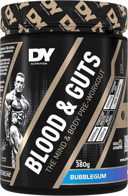 DY NUTRITION BLOOD & GUTS Pre-workout Formula (380g)