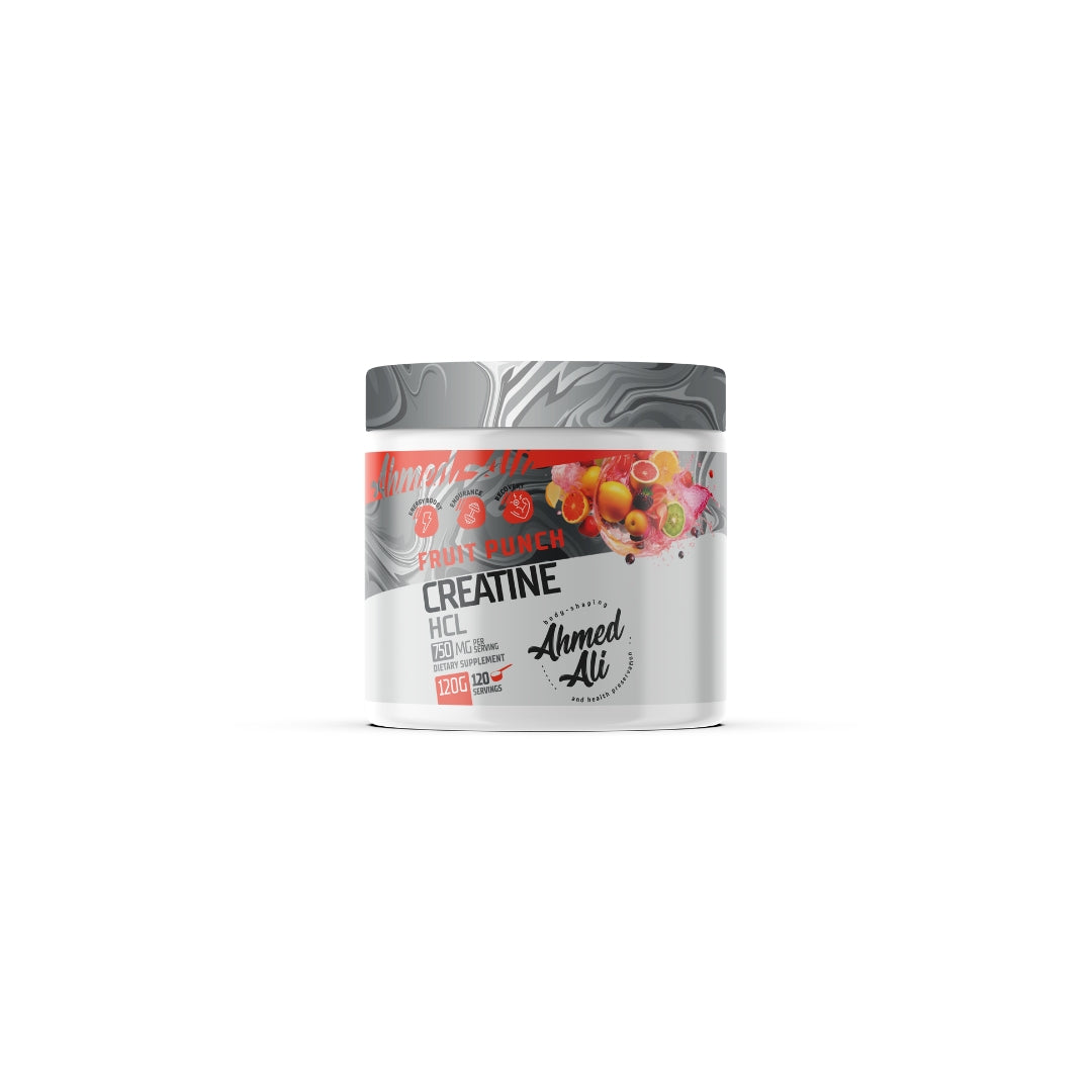 Ahmed Ali Nutrition Creatine HCL Fruit Punch 750mg – 120gm ( 120 servings)