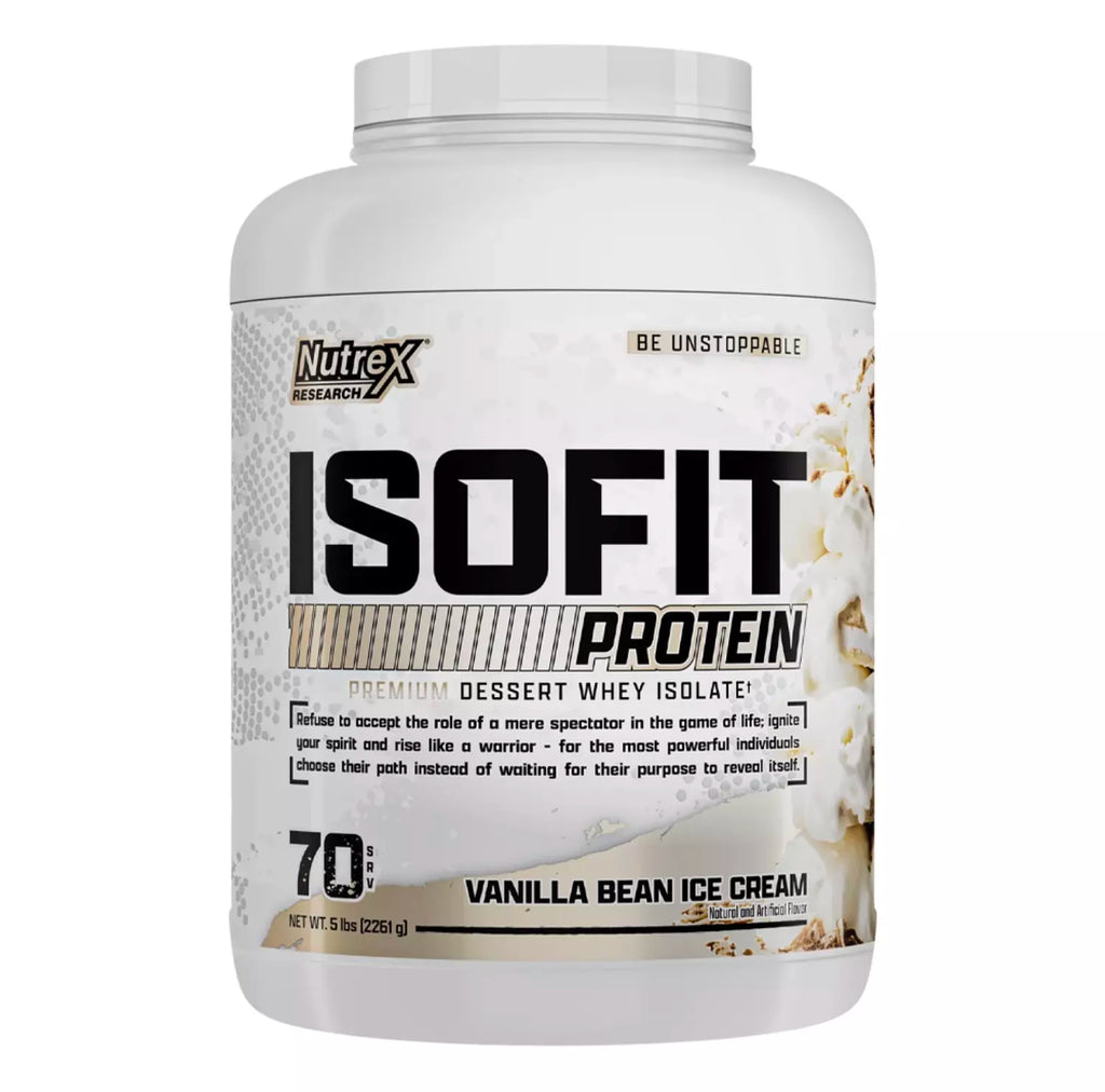 Nutrex IsoFit Whey Protein Isolate Powder – Premium Protein Supplement 2 KG