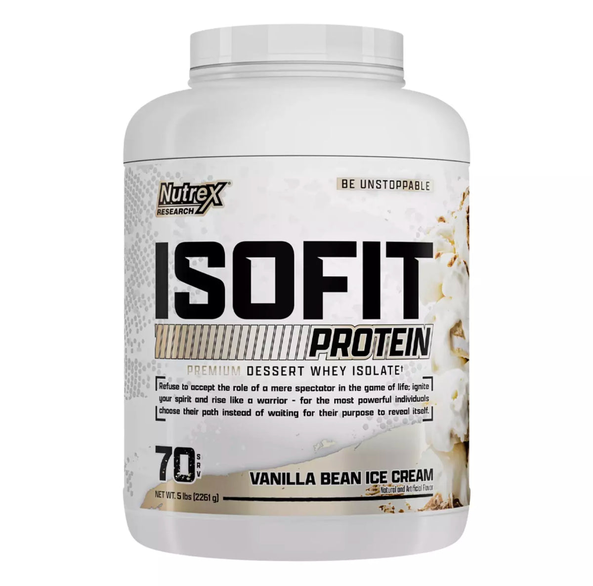 Nutrex IsoFit Whey Protein Isolate Powder – Premium Protein Supplement 2 KG
