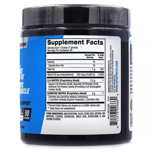 Bpi Sports Cla+Carnitine - 320G ( 50 servings )