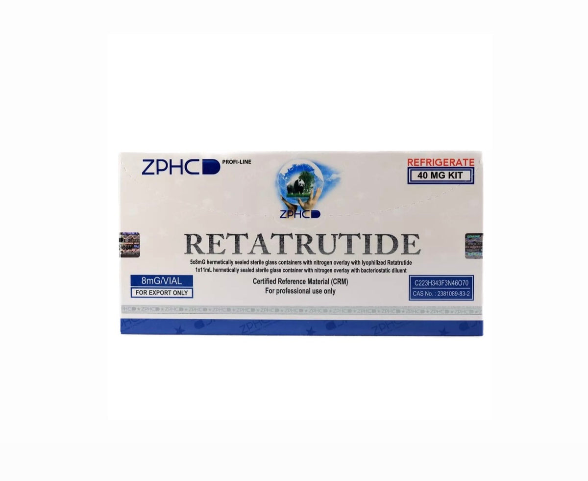 RETATRUTIDE ZPHC 40 MG KIT -8 MG / VIAL -5 VIALS