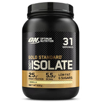 Gold Standard 100% Isolate Whey Protein powder rich vanilla