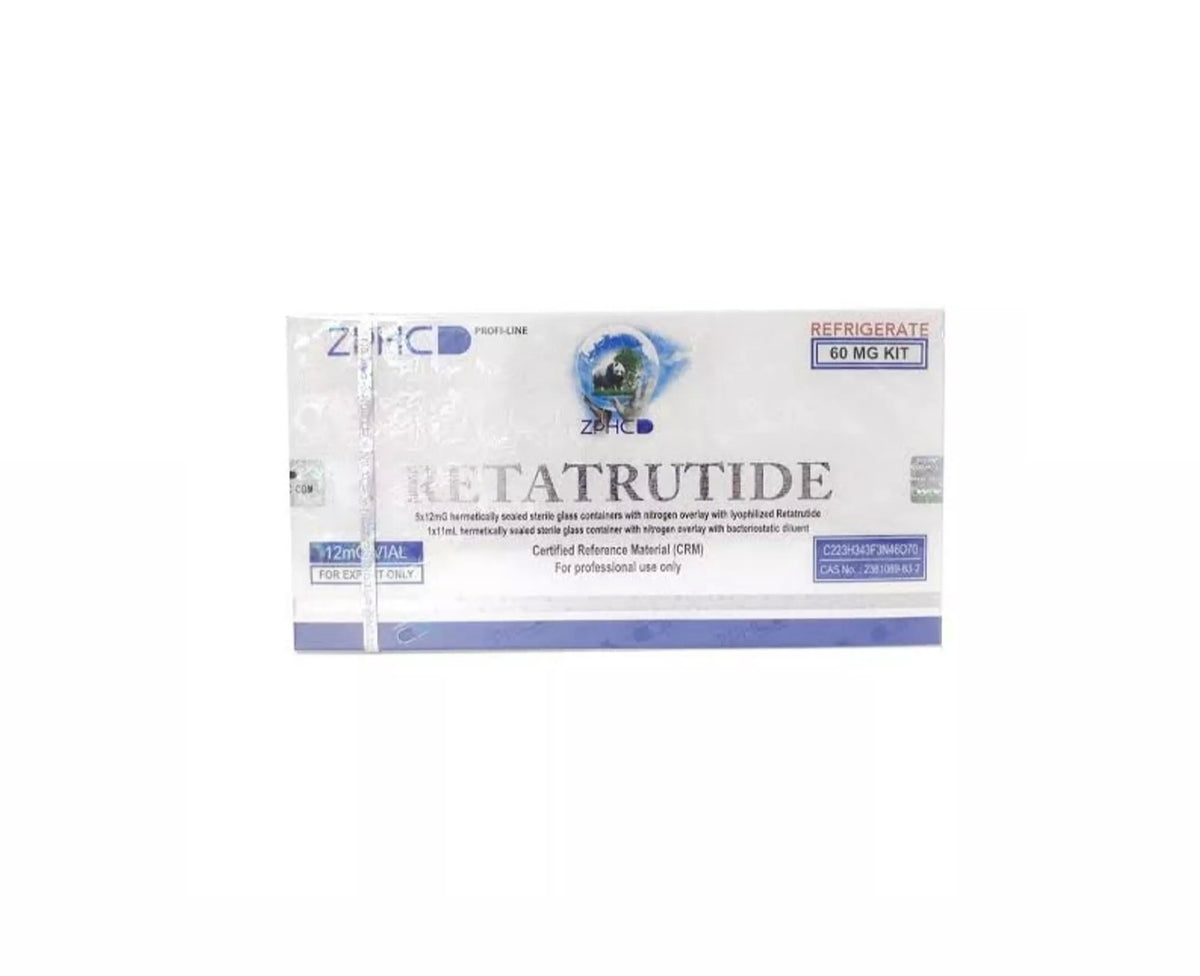 RETATRUTIDE ZPHC 60 MG KIT -(2-8 C) -12 MG / VIAL -5 VIALS