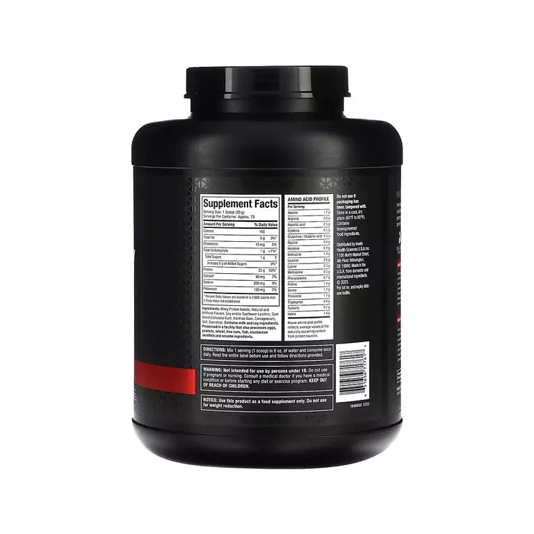 MuscleTech Iso Whey Protein – 100% Whey Isolate for Lean Muscle & Recovery