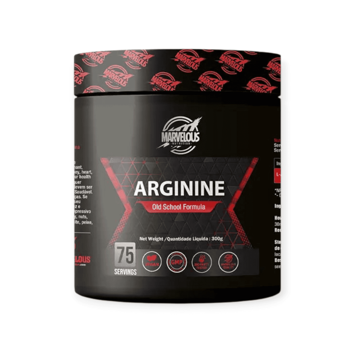 Marvelous Nutrition Arginine - 4000mg Pump