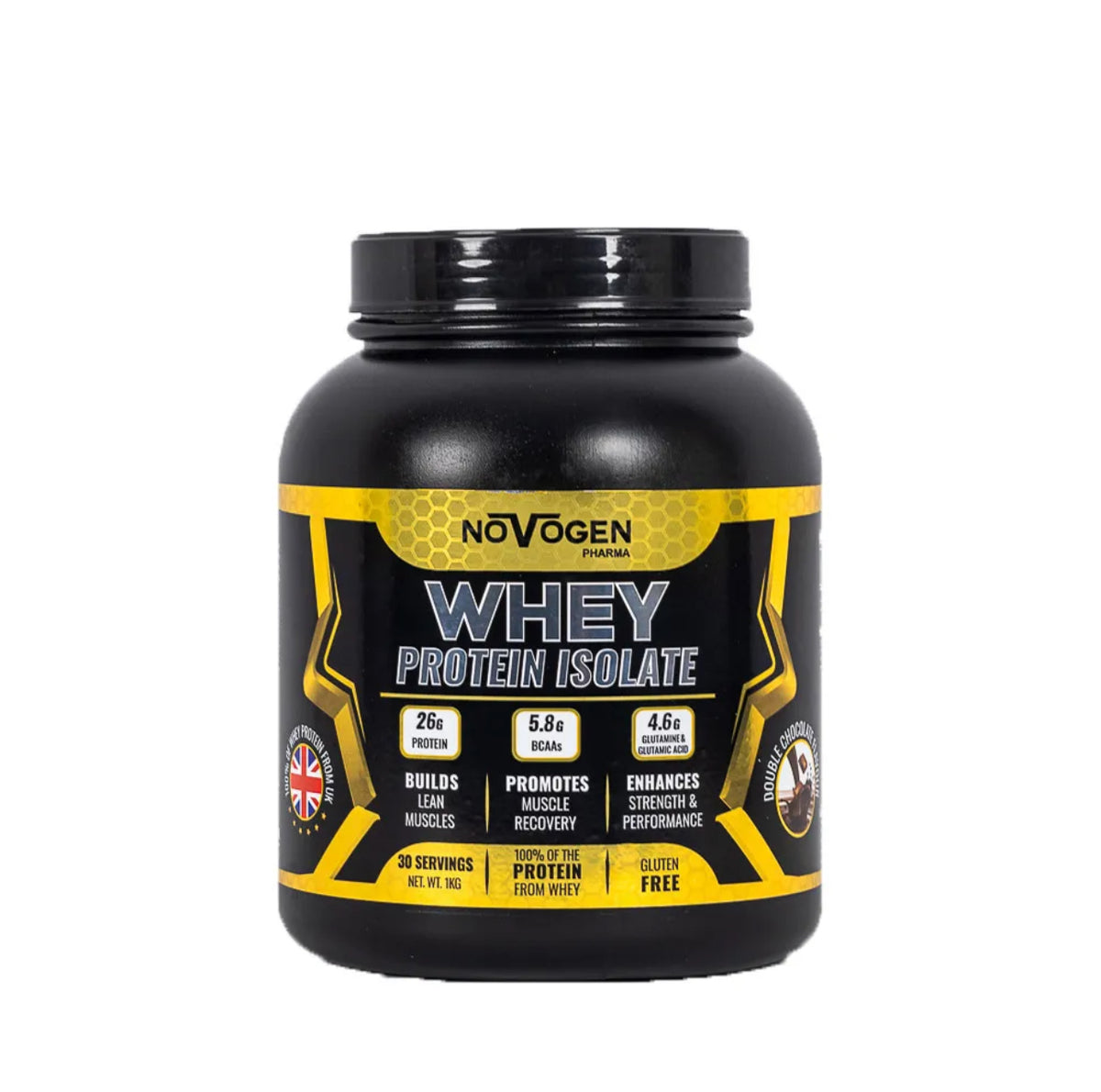 Novogen Pharma Whey Protein isolate - 2Kg ( 60 servings )