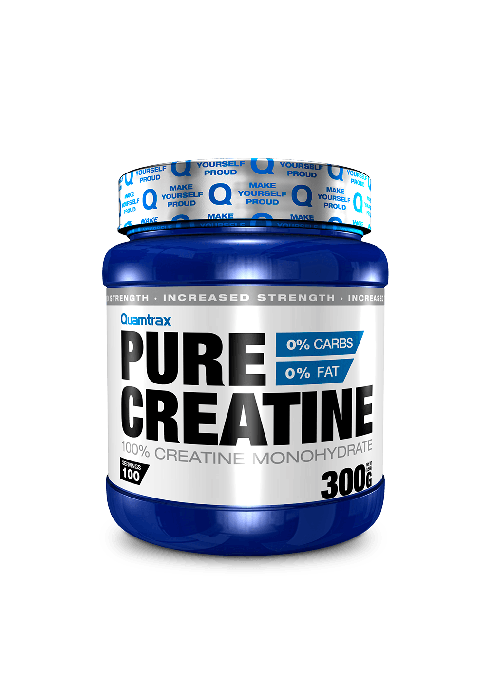 Quamtrax Pure Creatine - 300g ( 100 Servings )