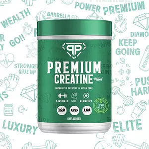Premium Creatine Monohydrate pure 99,8% - 500gm - ( 100 servings, 166 servings)